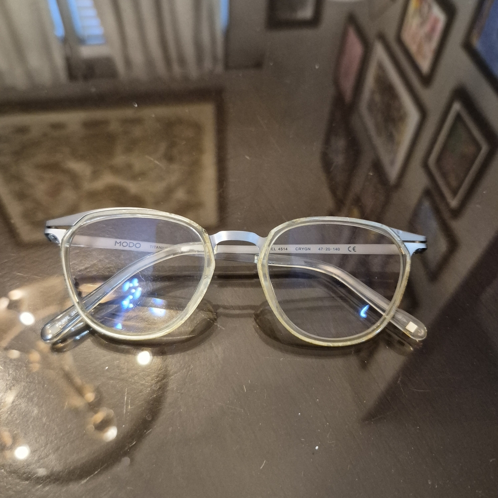 Modo Women's Clear/Gray Optical Glasses
